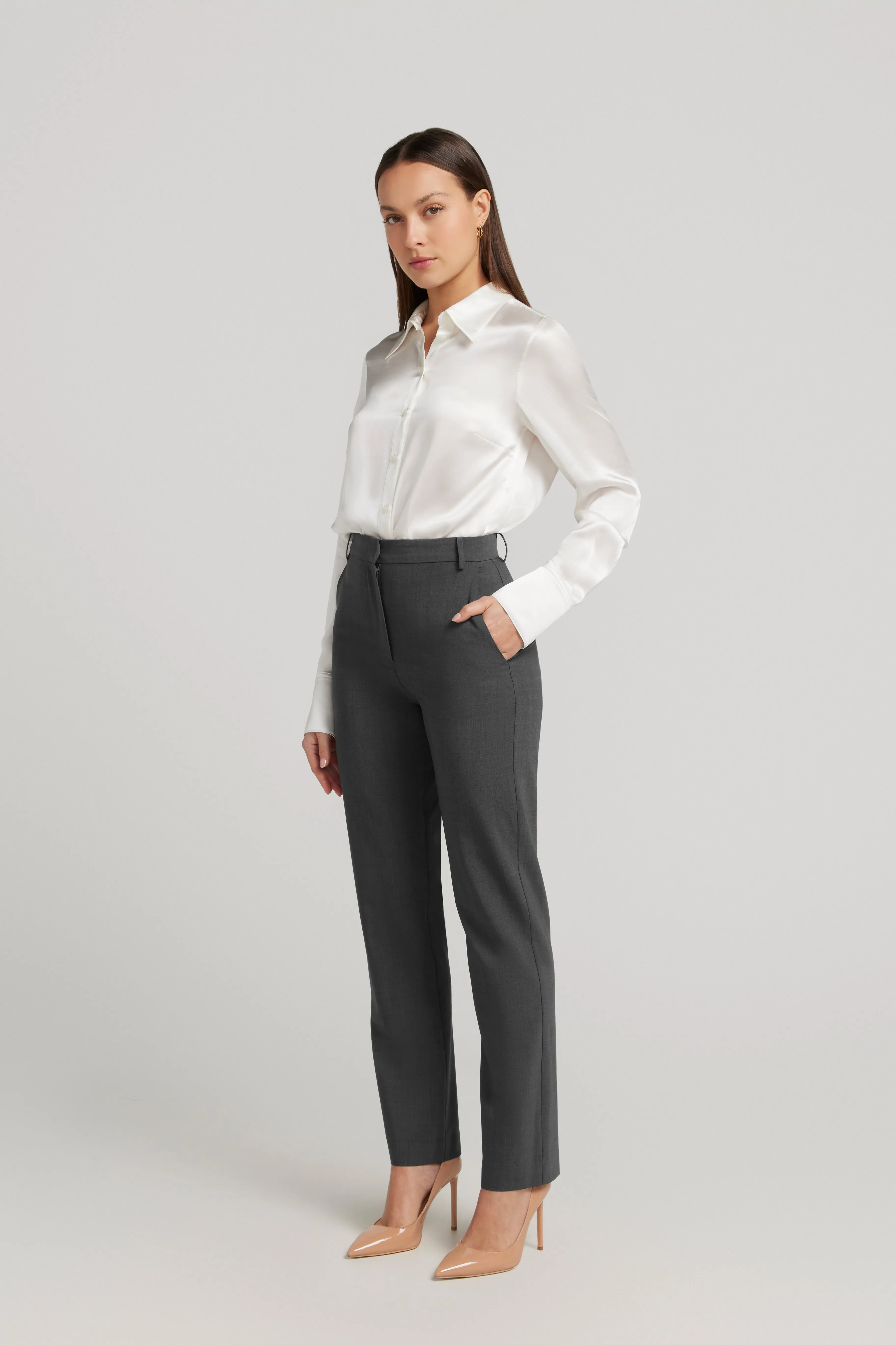 ANDREA TROUSERS GREY