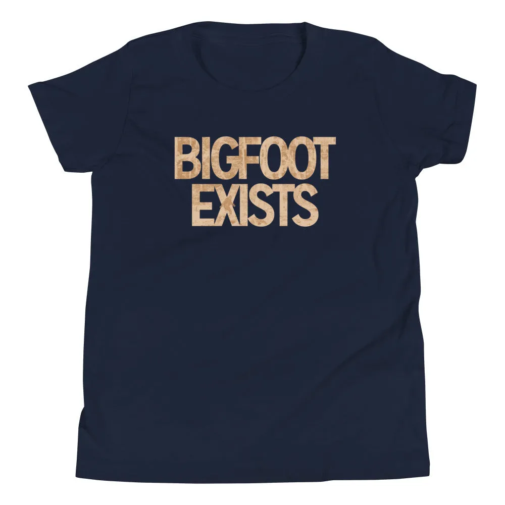 Bigfoot Exists Kid's Youth Tee