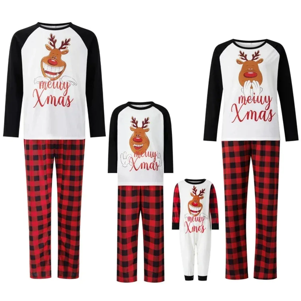 Christmas Reindeer Matching Family Set