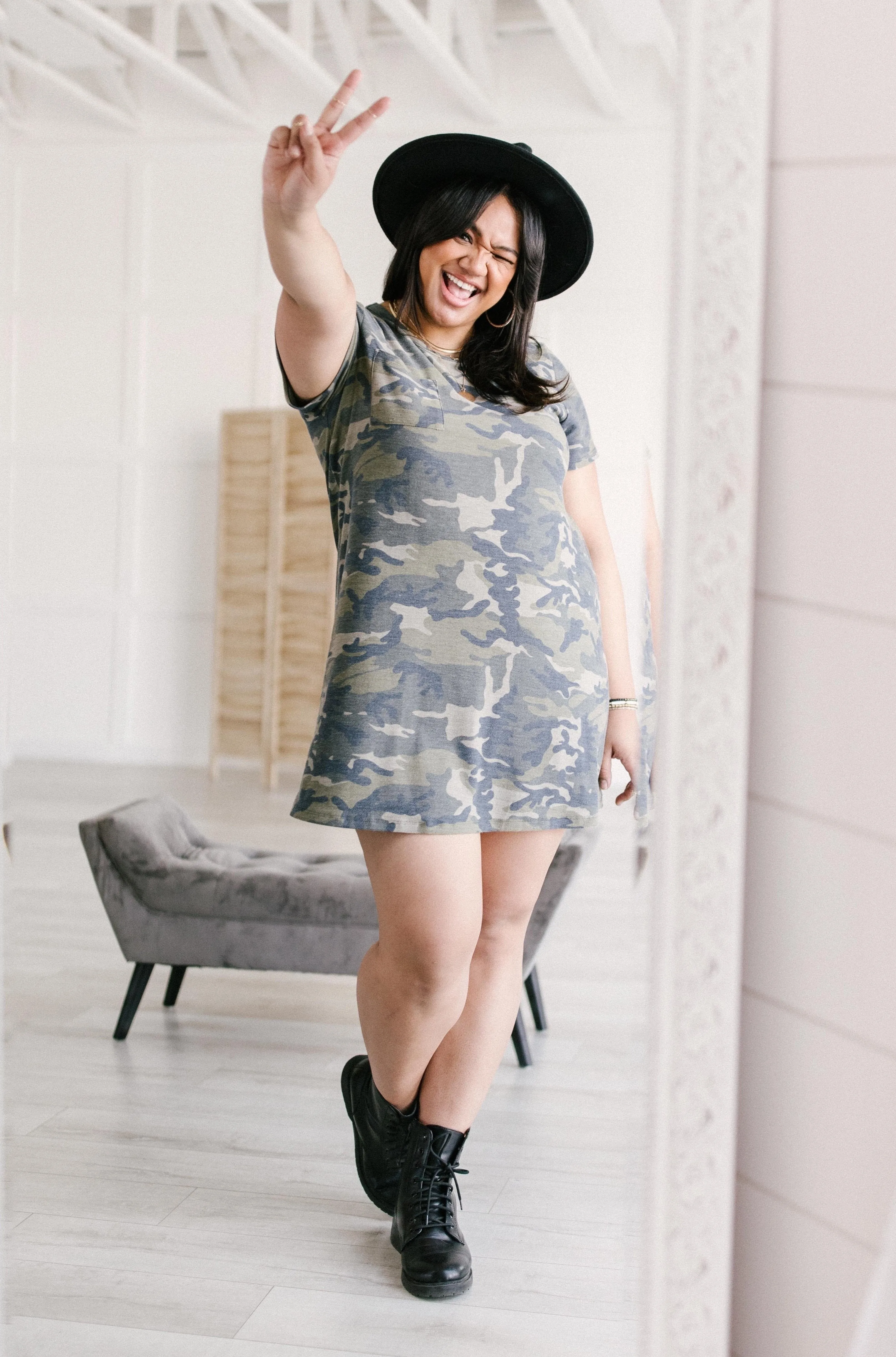 Comfy Camo Dress