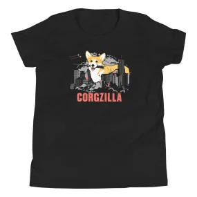 Corgzilla Kid's Youth Tee