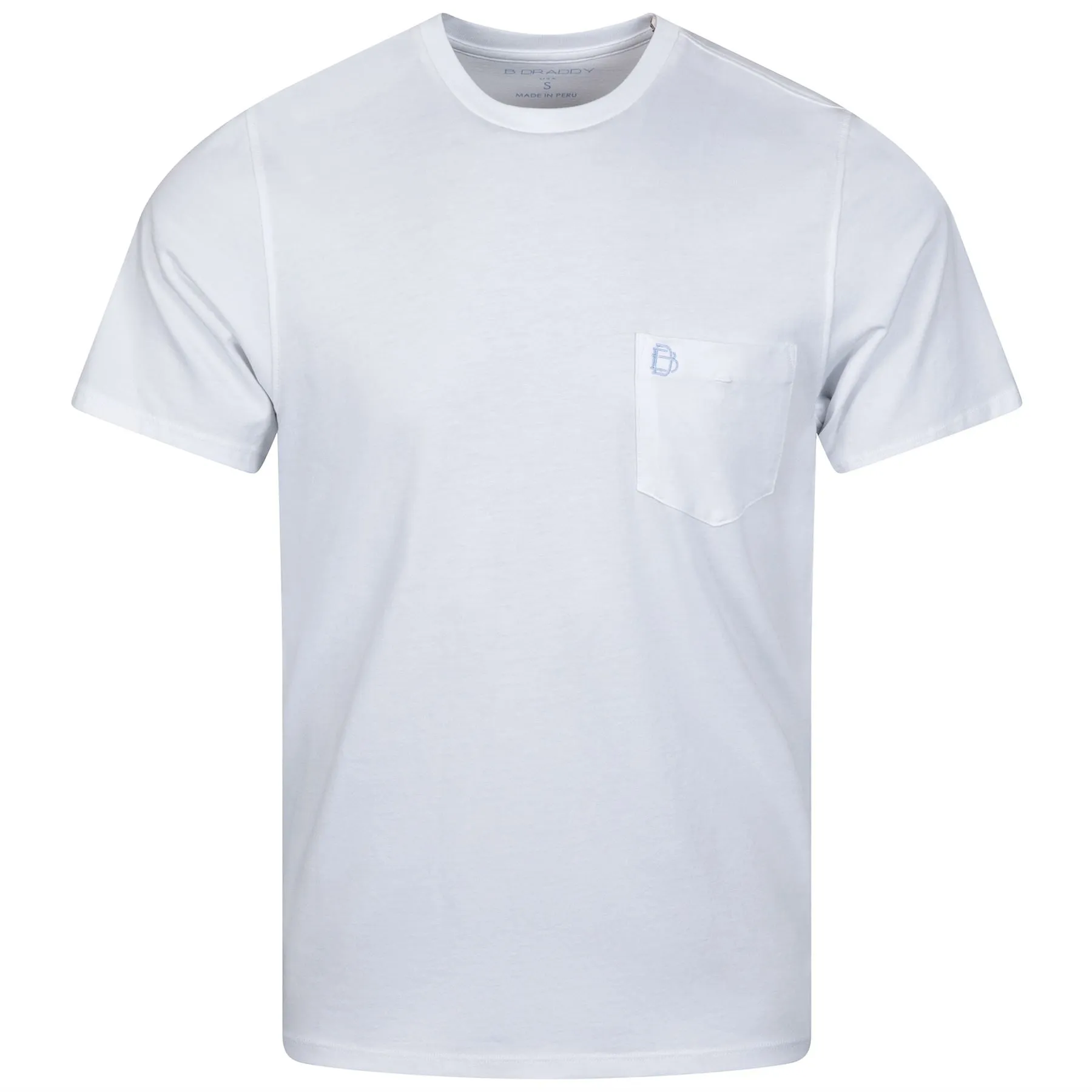 Dewey Pocket Tee White - 2025