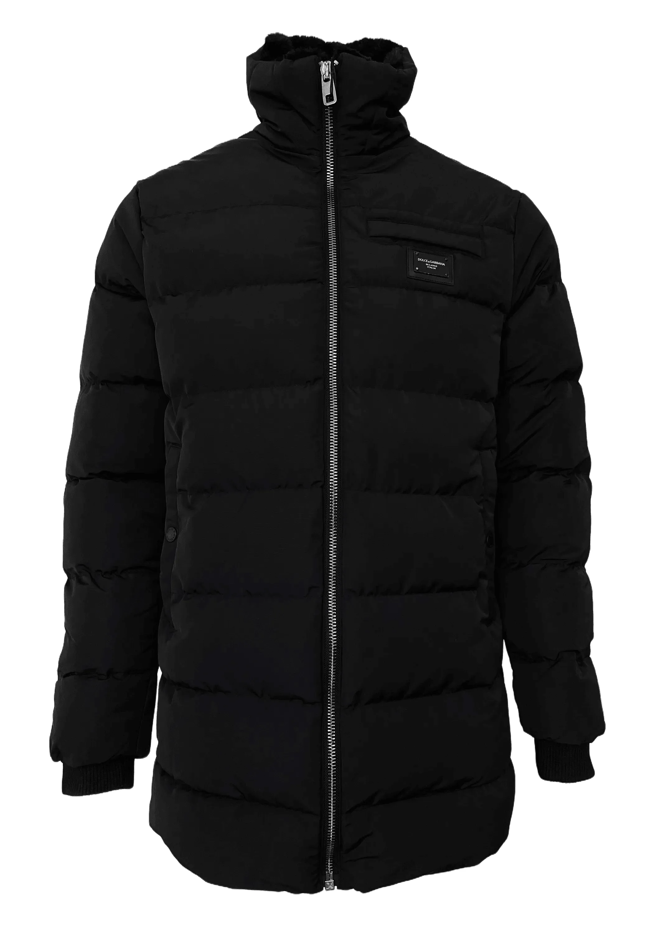 Dolce & Gabbana Puffer Jackets In Black