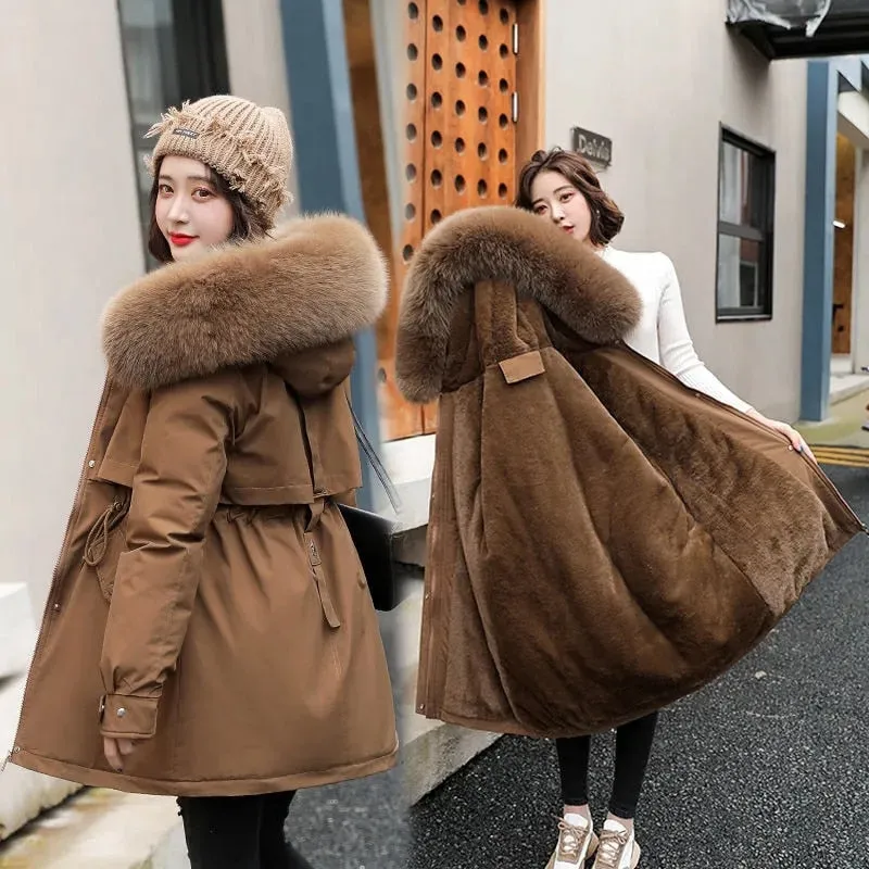 Fashionable Long Jackets, Warm Leather Parkas