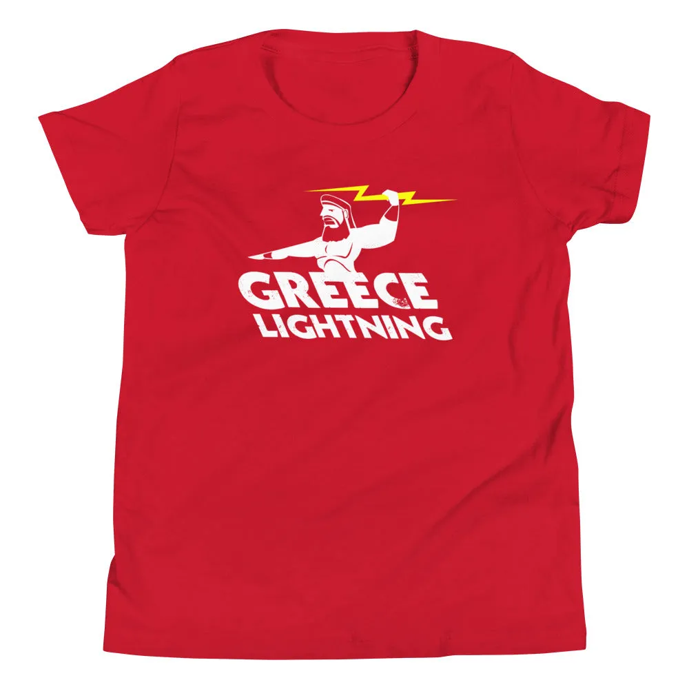 Greece Lightning Kid's Youth Tee