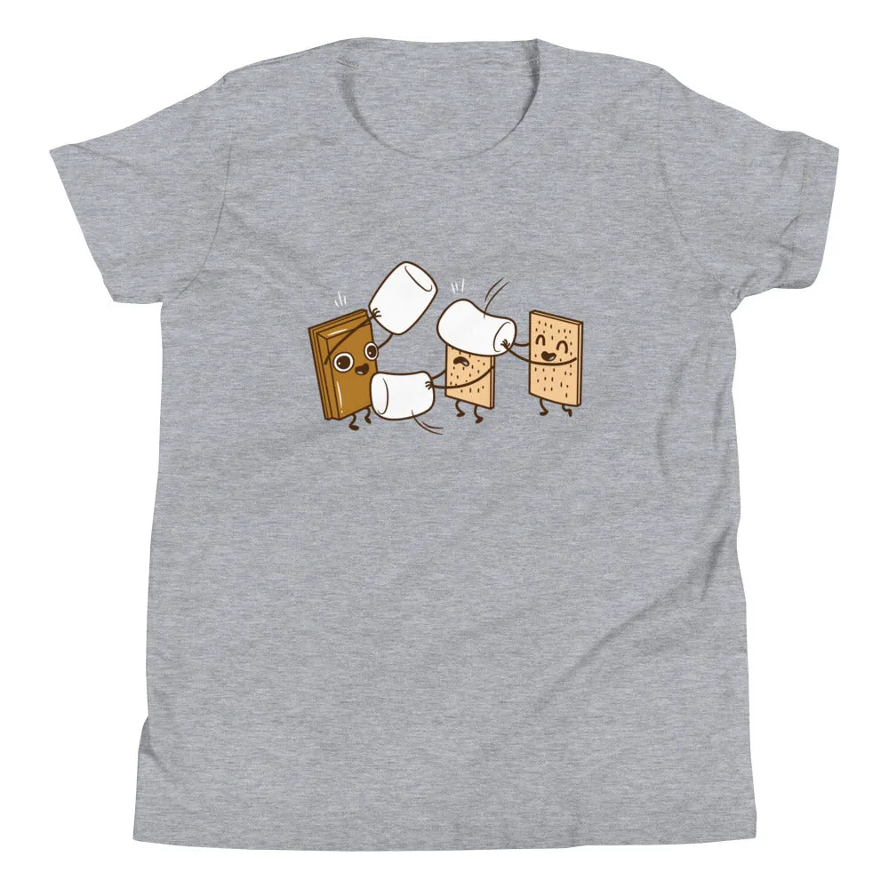 How S'mores Are Made Kid's Youth Tee