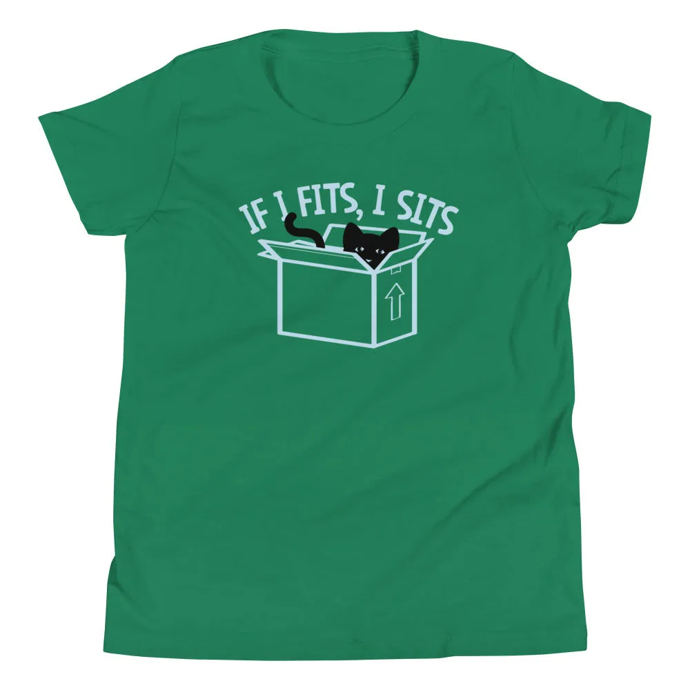 If I Fits, I Sits Kid's Youth Tee