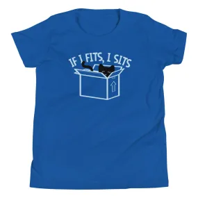 If I Fits, I Sits Kid's Youth Tee