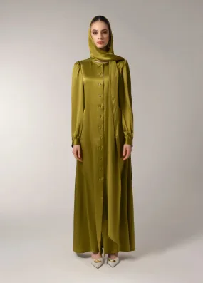 Khaki Hoody Dress