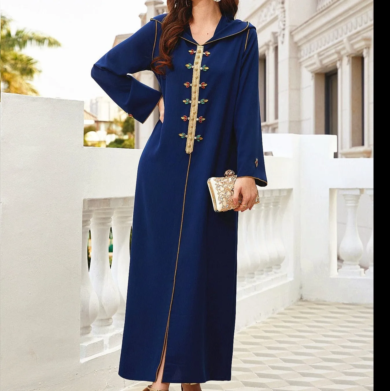 Layla Satin Abaya Dress