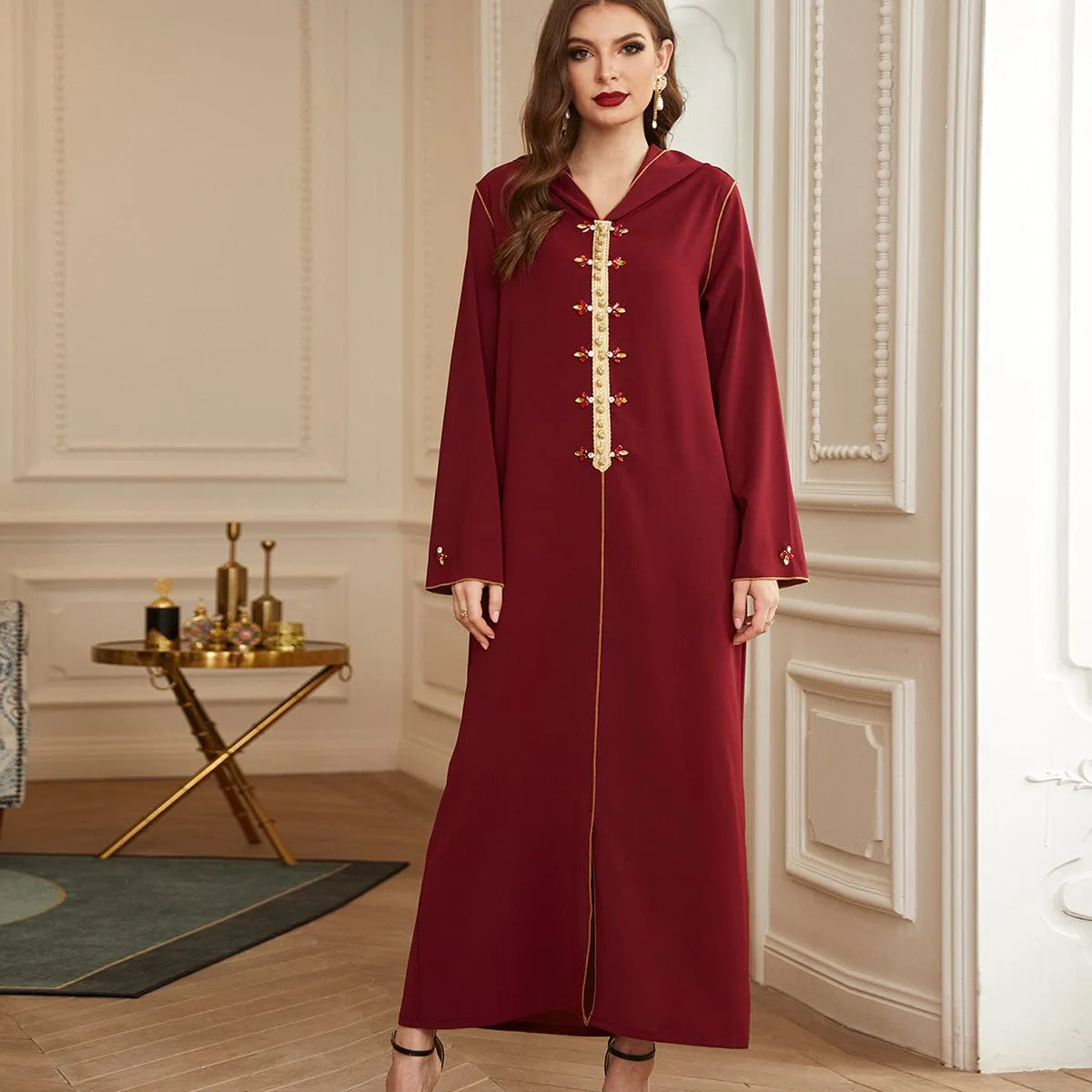 Layla Satin Abaya Dress