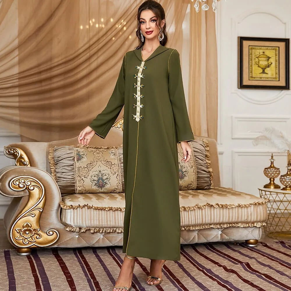 Layla Satin Abaya Dress