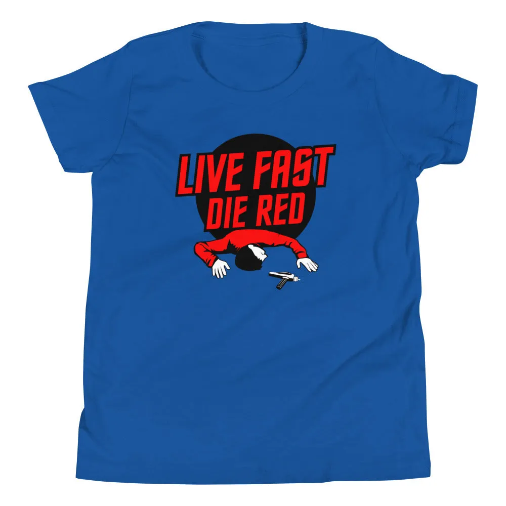 Live Fast Die Red Kid's Youth Tee