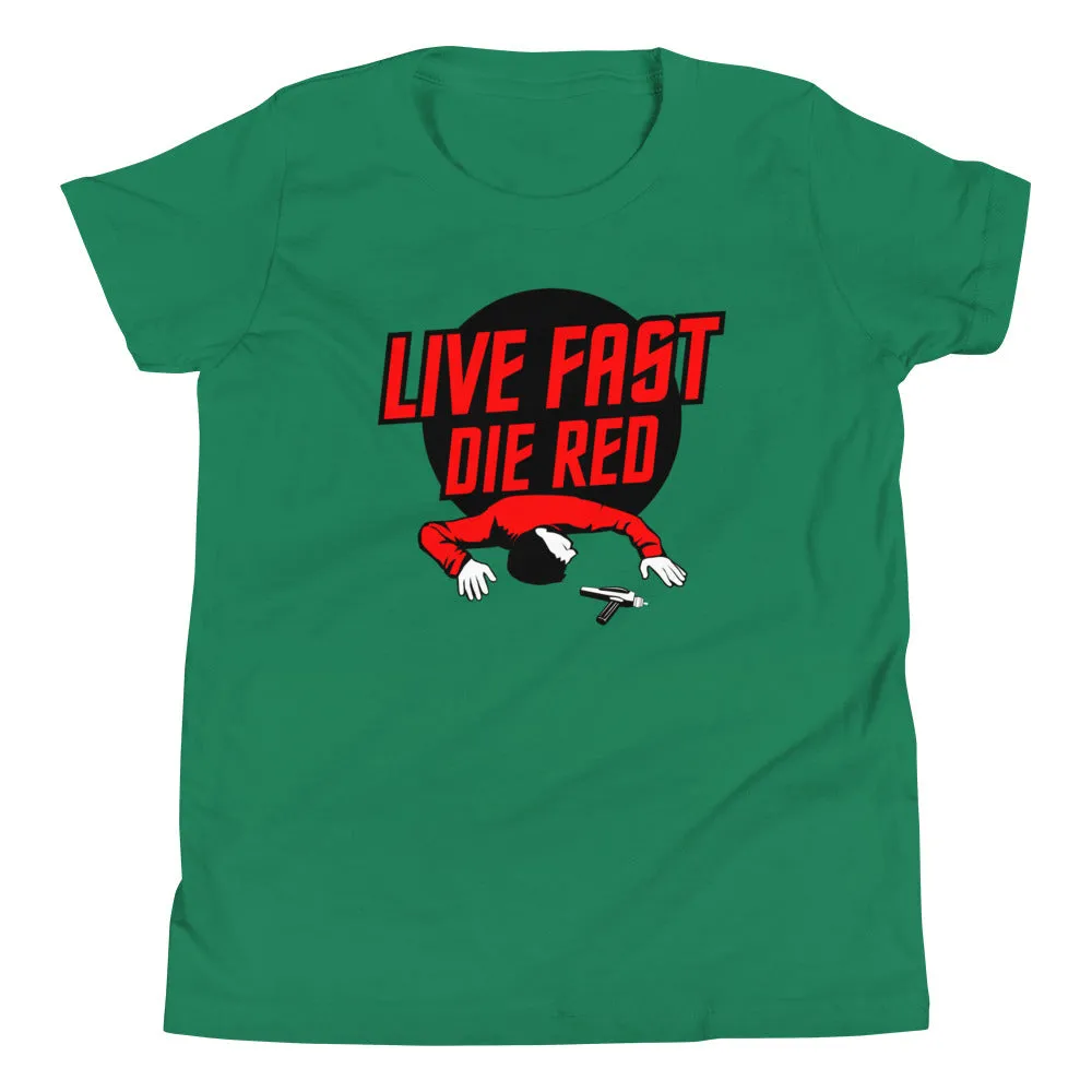 Live Fast Die Red Kid's Youth Tee