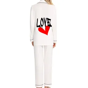 Love Drip Pajama Bamboo Set L/S