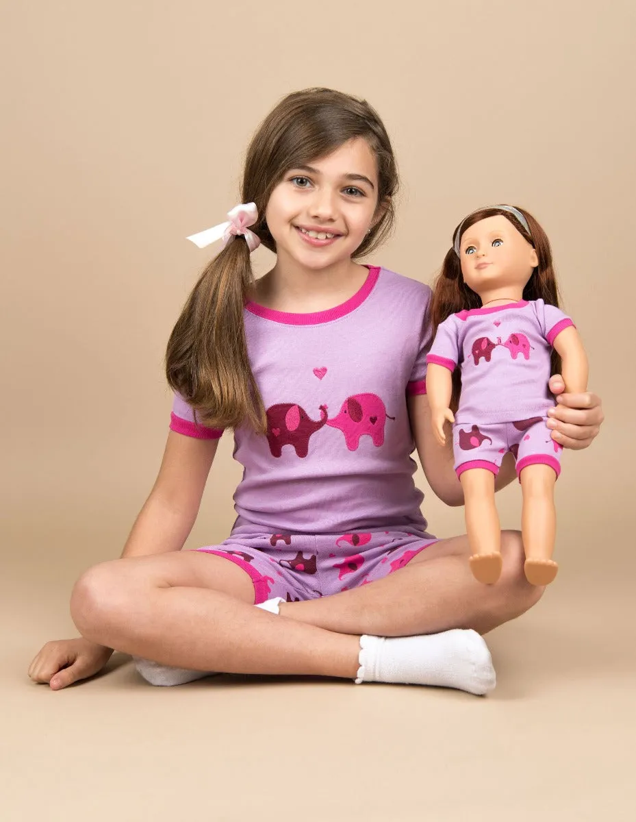 Matching Girl & Doll Short Pajamas