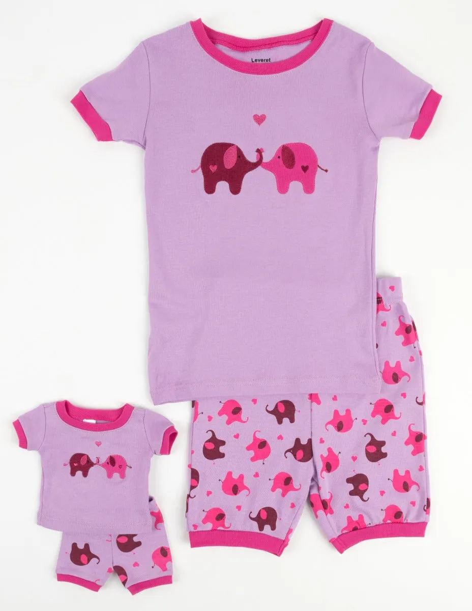 Matching Girl & Doll Short Pajamas