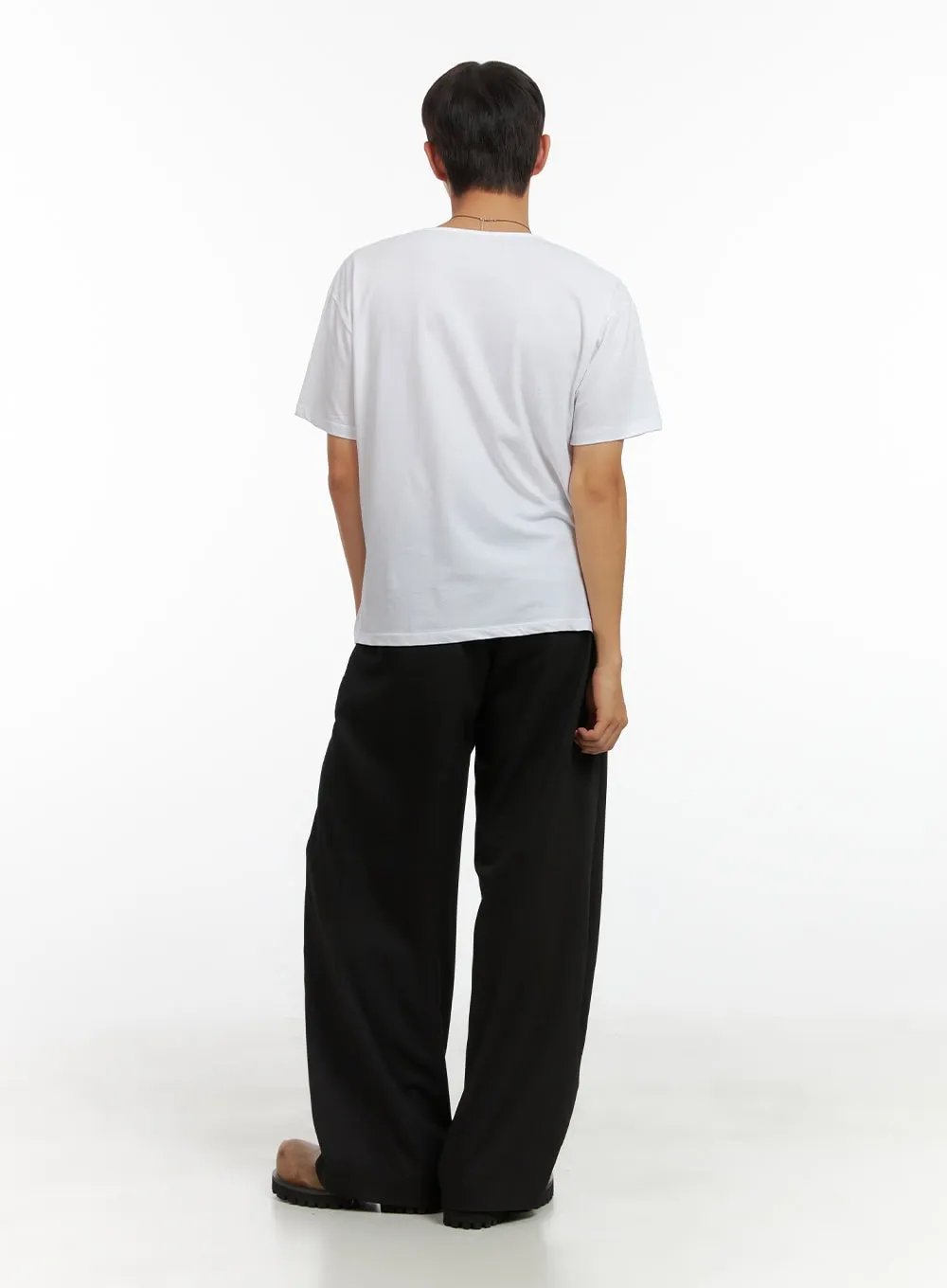 Men's Sophisticated Wide Leg Trousers CO408