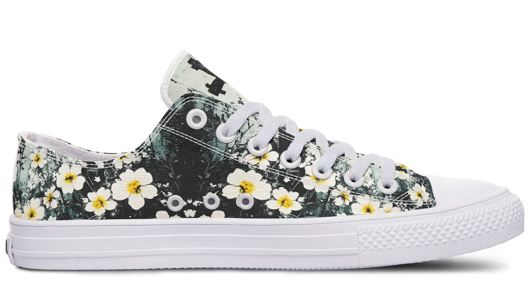 Mourning Petals Low Tops - Classic Premium Canvas Shoes with Comfortable and Durable Soles