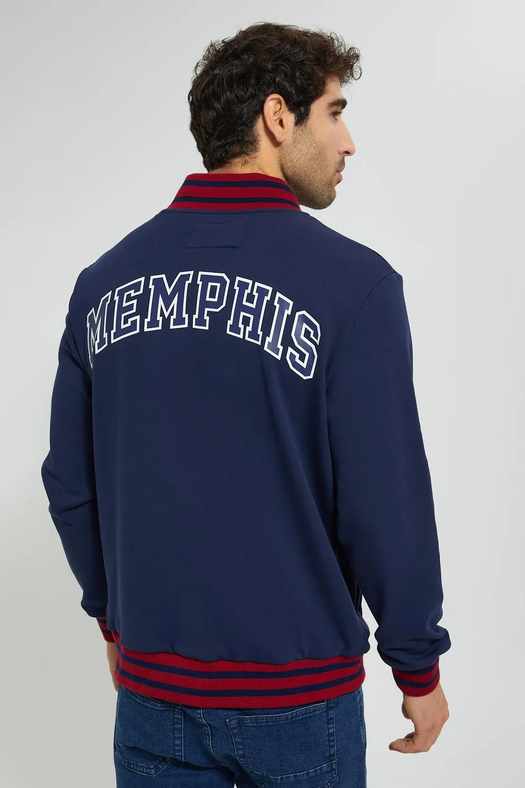 Navy Bomber Jacket