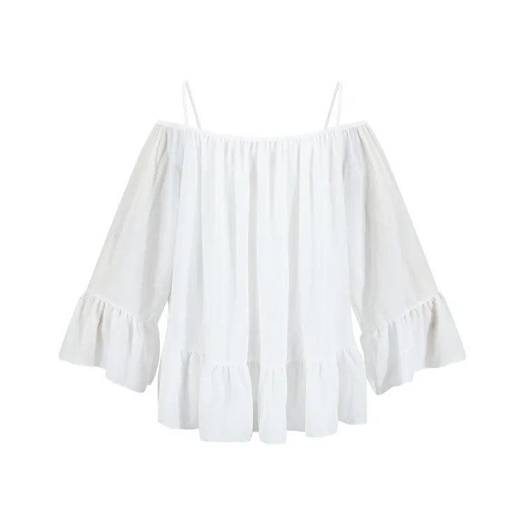 Ruffled Off-Shoulder Top