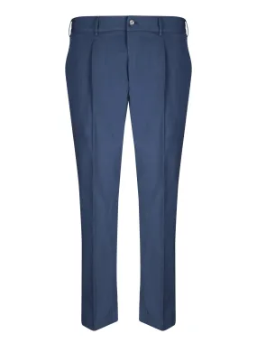 Seersucker Trousers in Blue