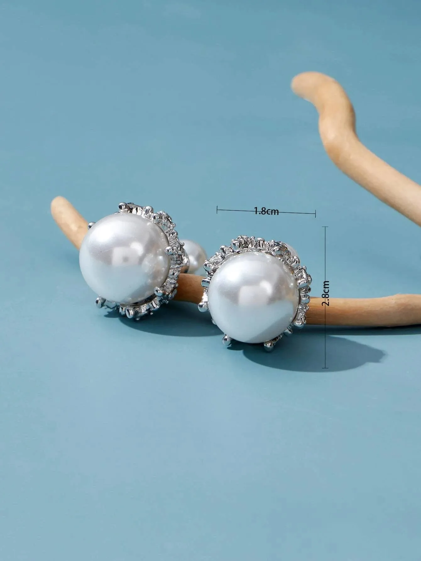 Shein Faux Pearl Decor Earring Jackets