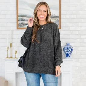 So Comfy Sweater, Black