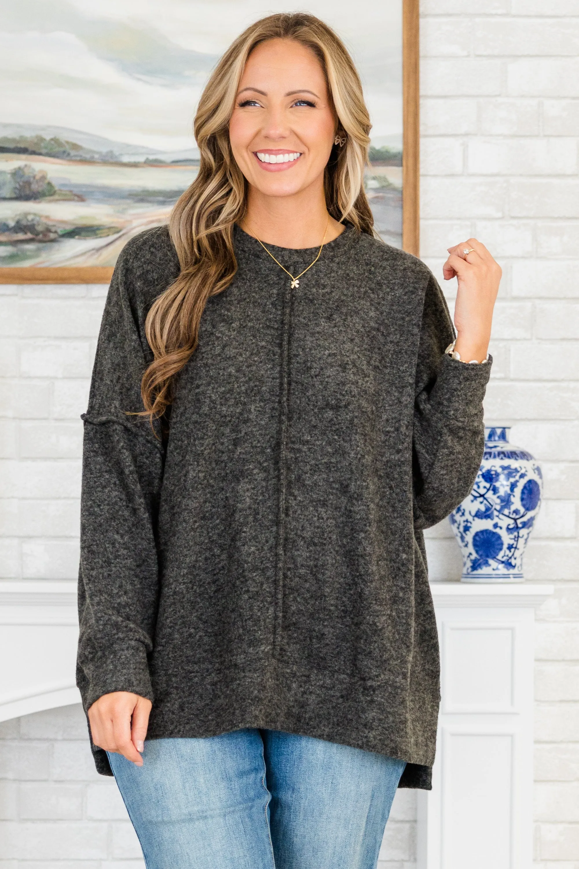 So Comfy Sweater, Black