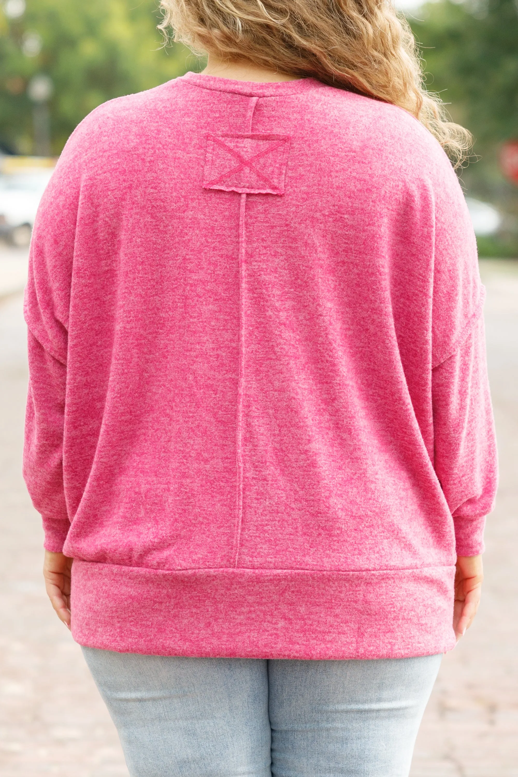 So Comfy Sweater, Magenta