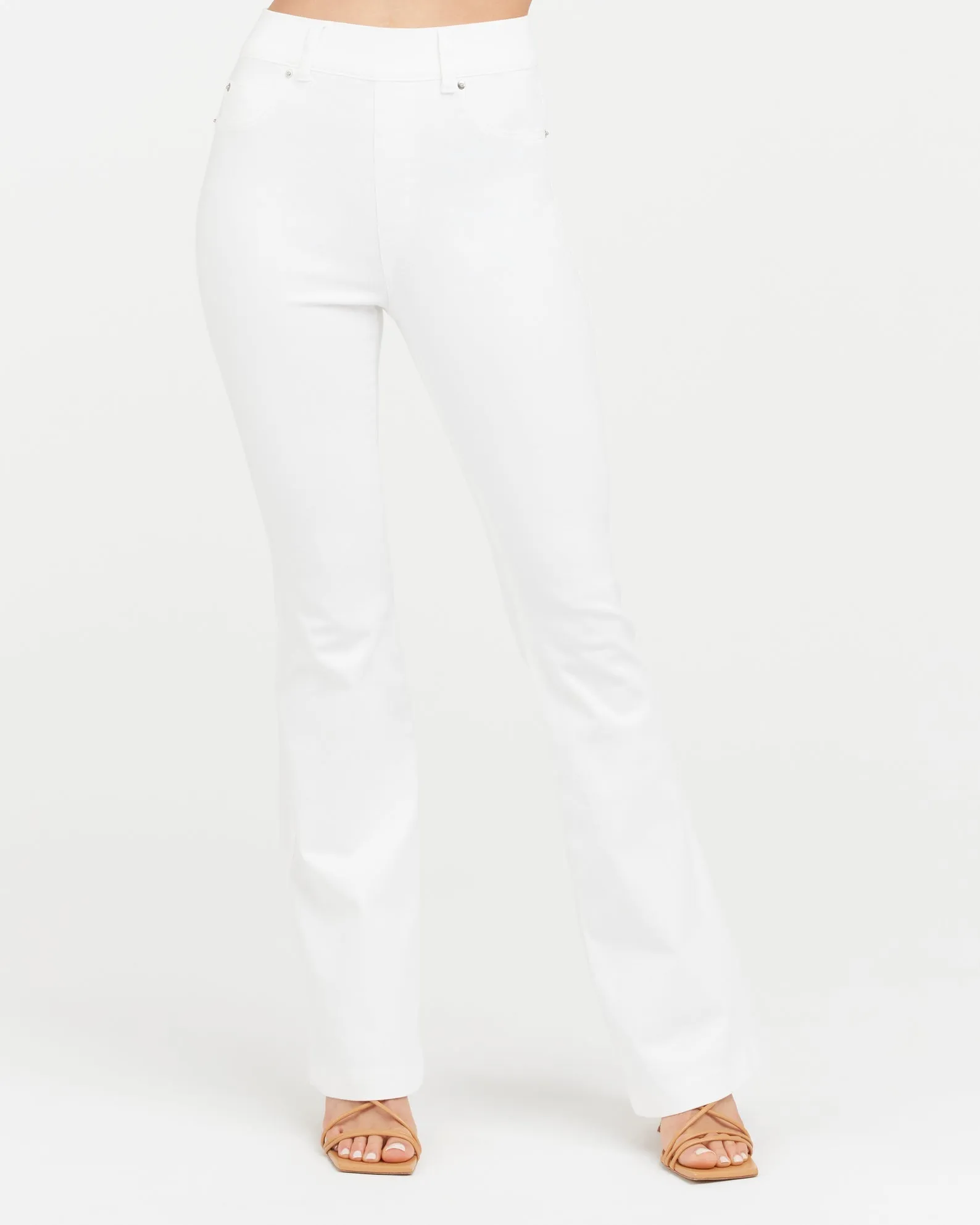 Spanx White Denim Flare