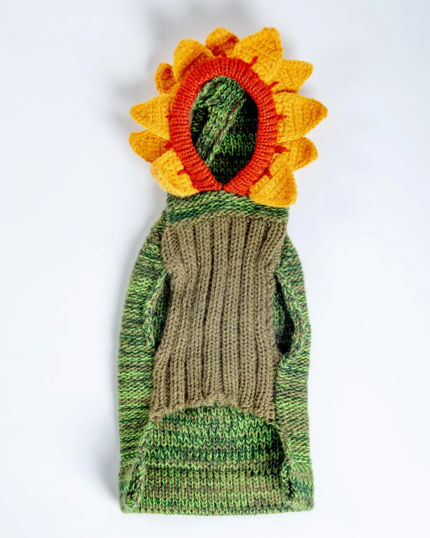 Sunflower Hand-Knit Dog Sweater (DOG & CO. Exclusive)