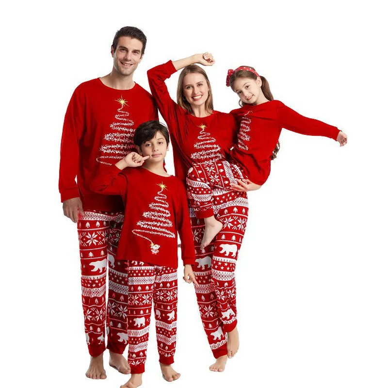 The Christmas Tree Lights Family Pajama Set