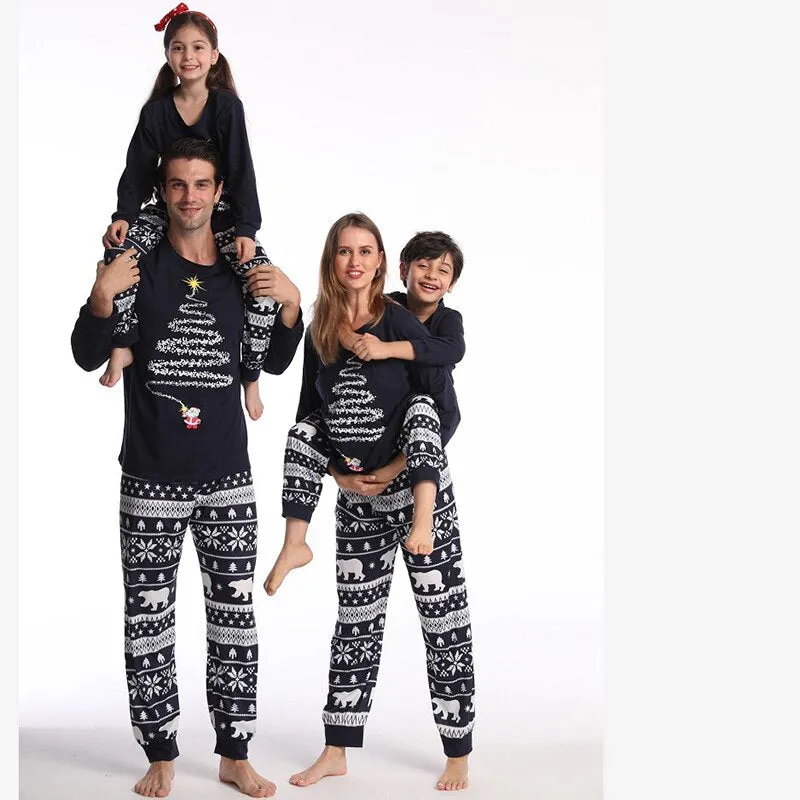 The Christmas Tree Lights Family Pajama Set