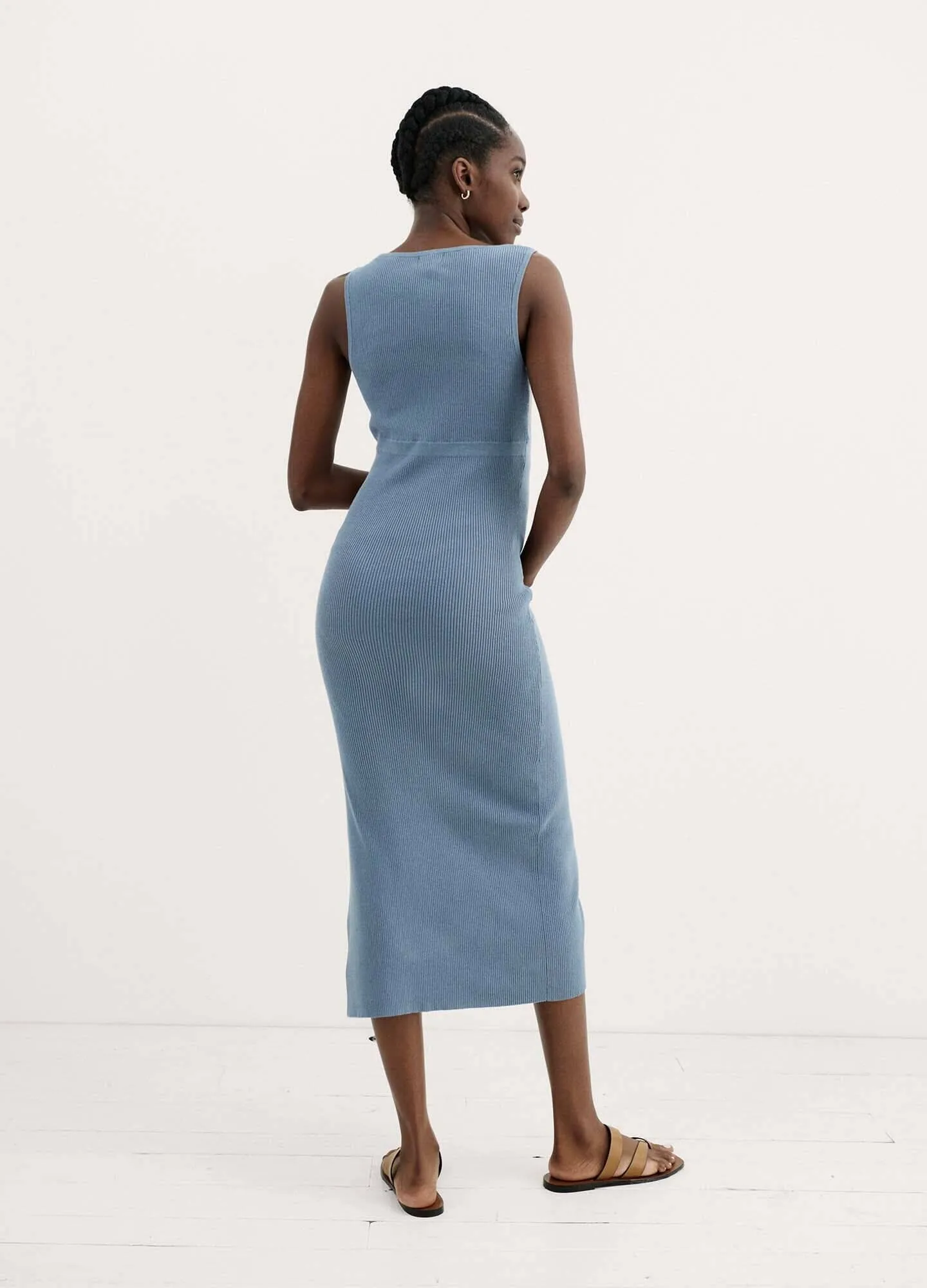 The Elma Rib Knit Dress