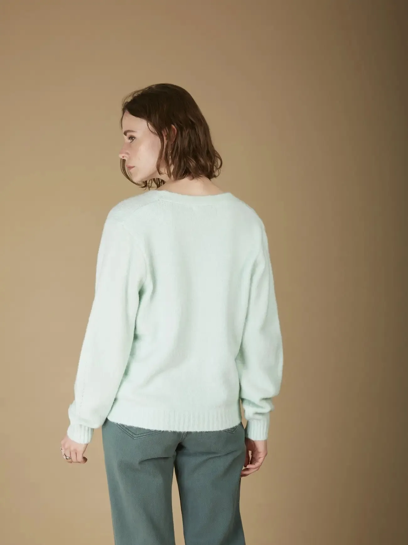 The Philou Cardigan - Mint