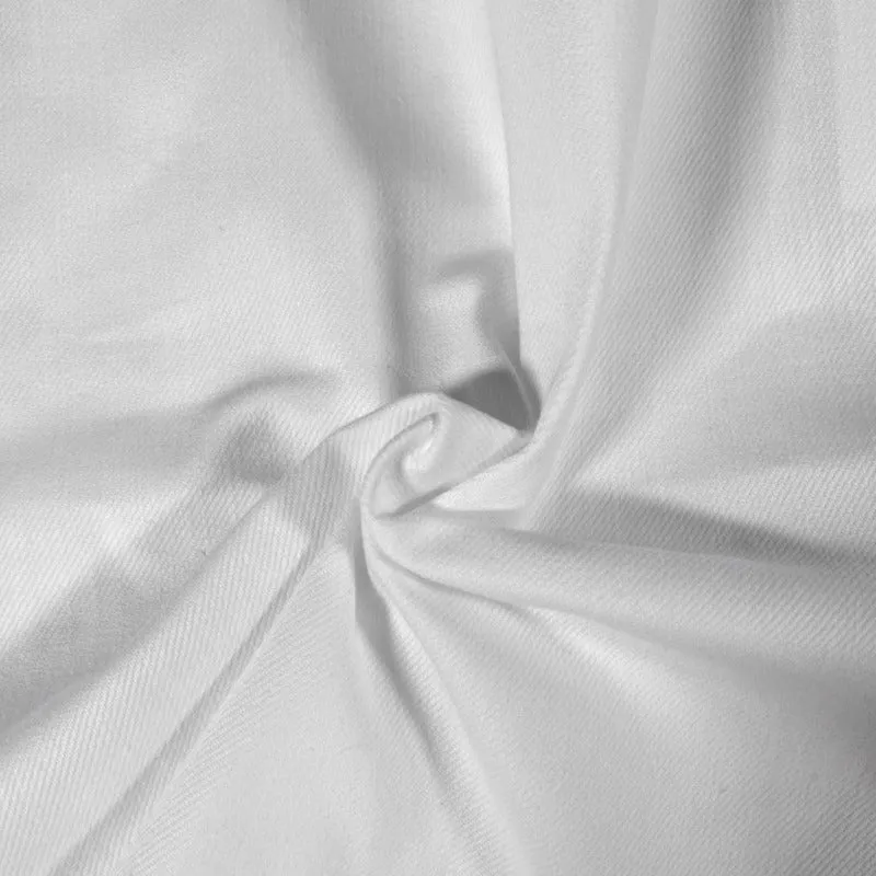 White | Twill 9 Ounce - SKU 6977 #S36